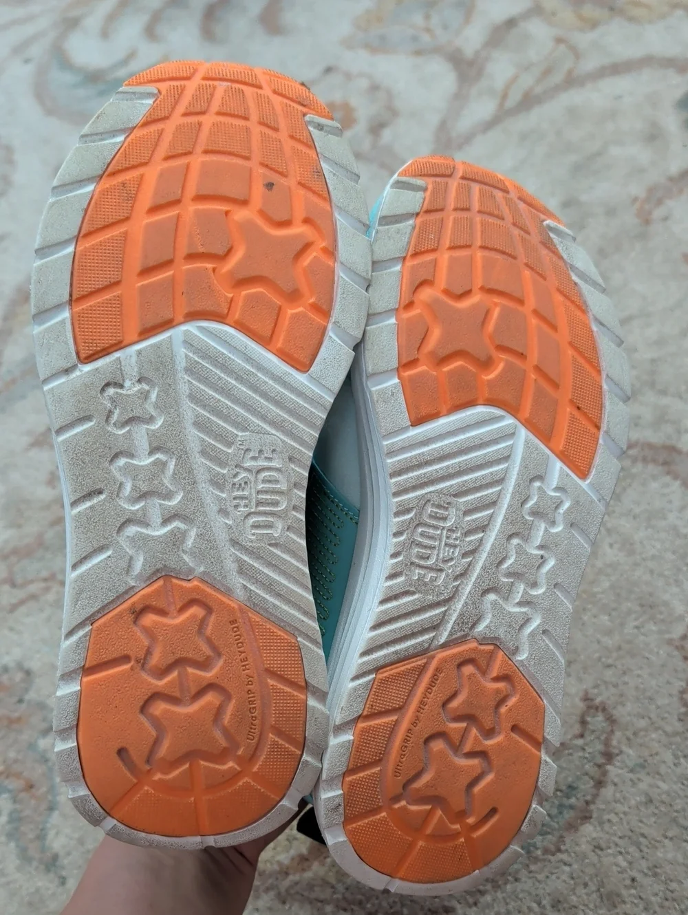 Hey Dude Sirocco Mid Sport Aqua Mint Casual Sneakers with Neon Accents